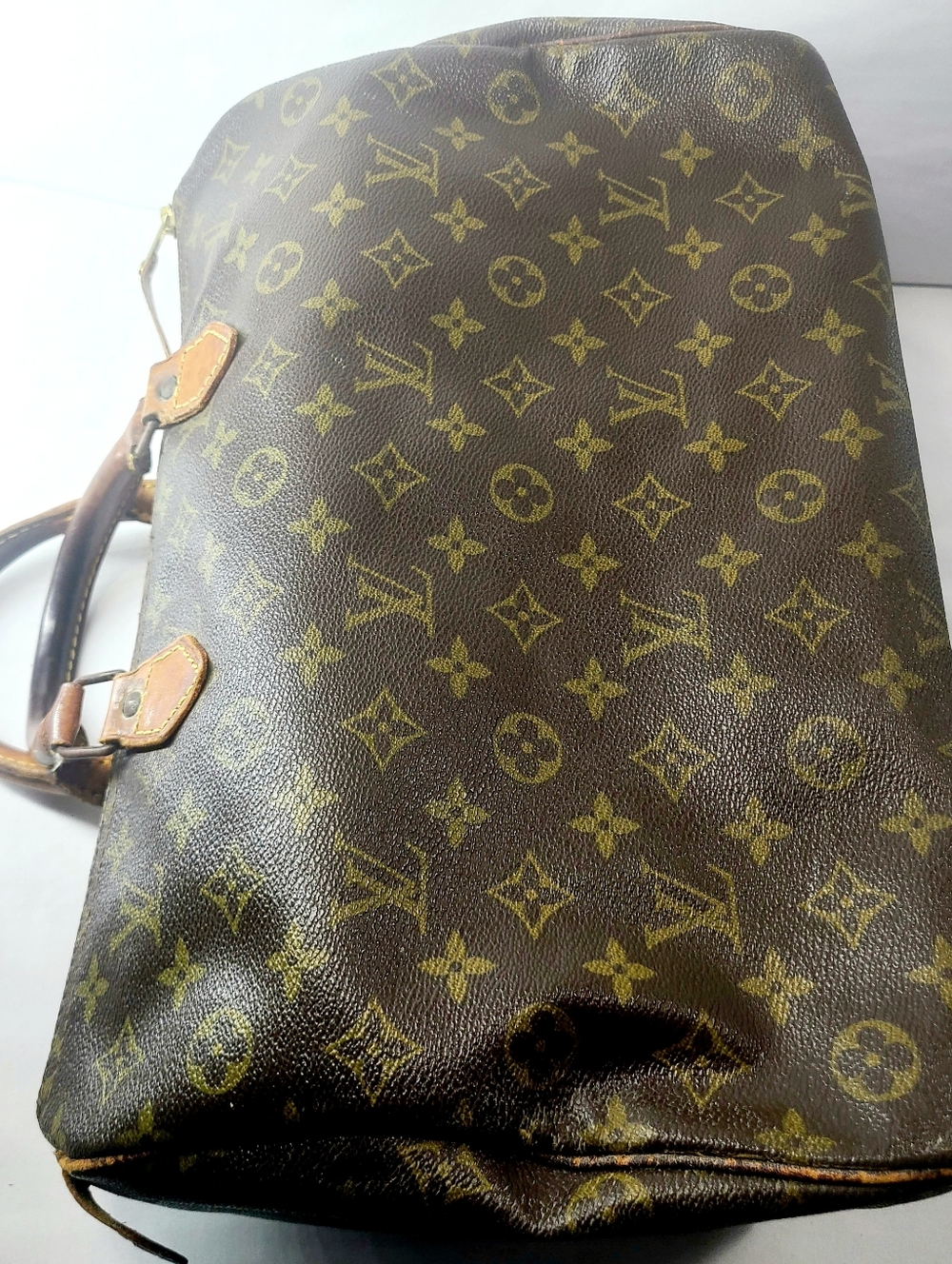 Vintage Louis Vuitton Leather Speedy 30 - Picture 6 of 7